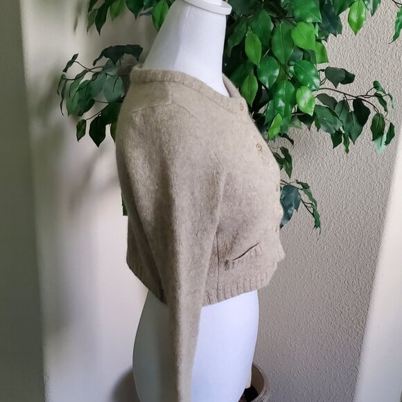 Charlie and Robin Angora Blend Crop Sweater - Picture 3 of 9